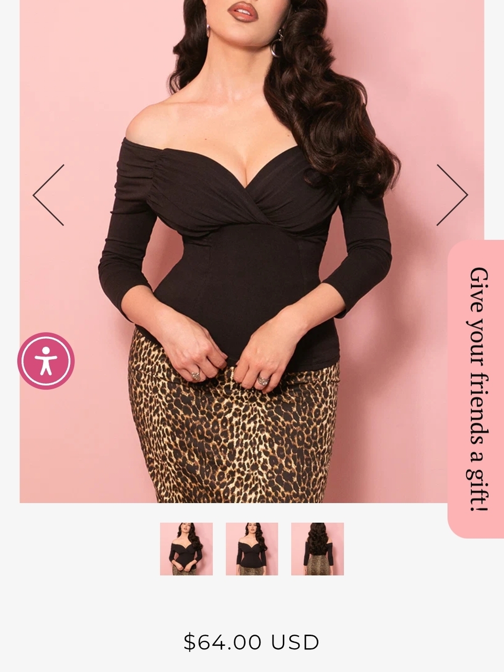 Vixen by Micheline Pitt Starlet Top In 3x